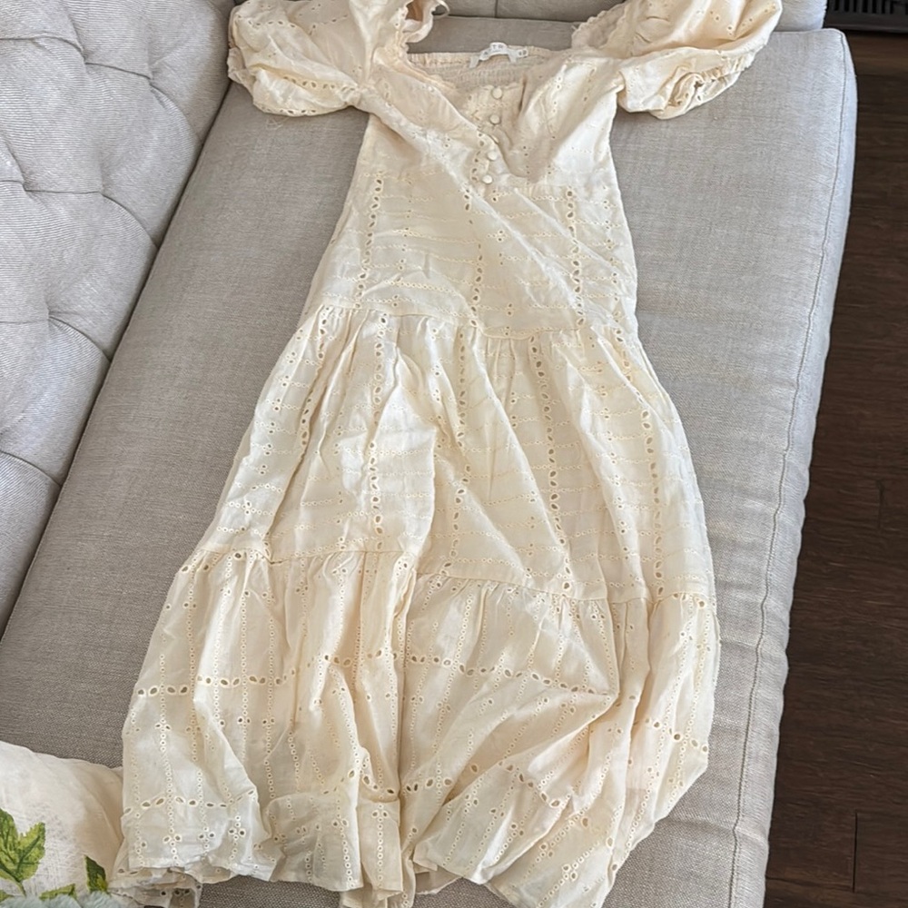 White eyelet dress by ASTR the Label